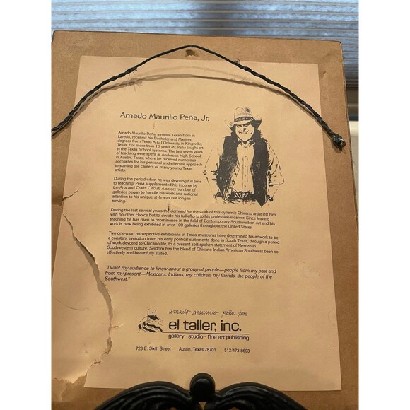 Amado M. Pena's - Lovely Small Subtle Matted Framed Print - Picture 6 of 8